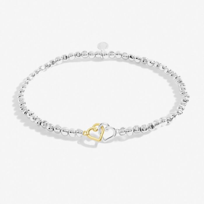 Joma Jewellery Forever Yours 'So Very Proud Of You' Bracelet In Silver Plating And Gold Plating